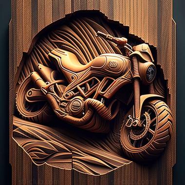 3D модель Ducati Scrambler Full Throttle (STL)
